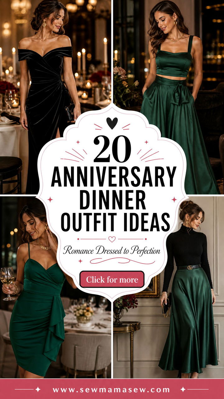 20 Anniversary Dinner Outfit Ideas for a Romantic Night - 20 Anniversary Dinner Outfit Ideas for a Romantic Night