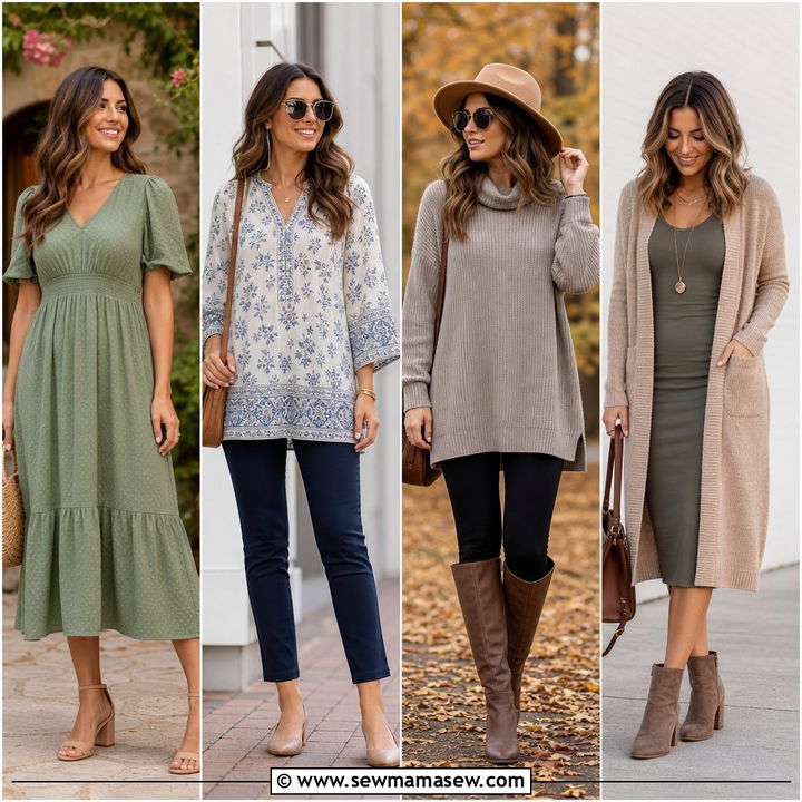 20 Apple Shape Outfits for Women Over 60 to Flatter