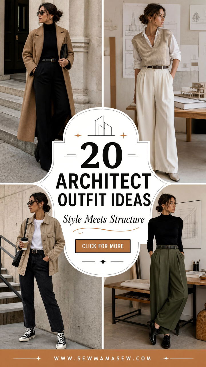 20 Architect Outfit Ideas for Stylish Professionals - 20 Architect Outfit Ideas for Stylish Professionals