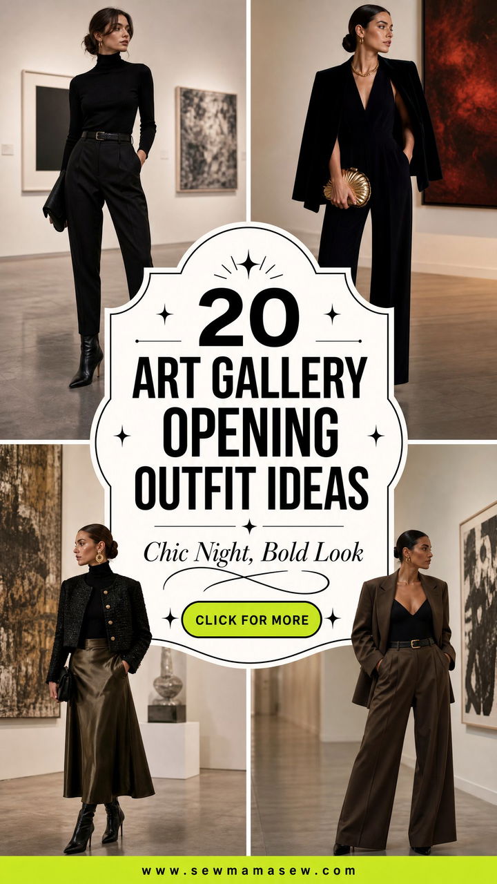 20 Art Gallery Opening Outfit Ideas for a Chic Night - 20 Art Gallery Opening Outfit Ideas for a Chic Night