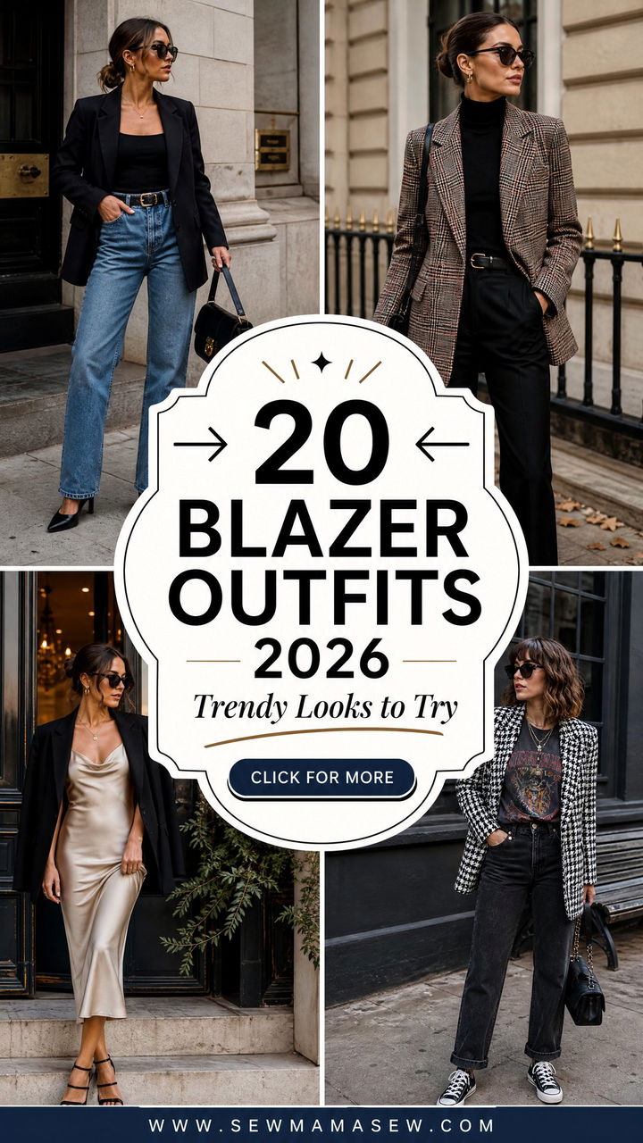 20 Blazer Outfits 2026 Trendy Looks to Try This Year - 20 Blazer Outfits 2026: Trendy Looks to Try This Year