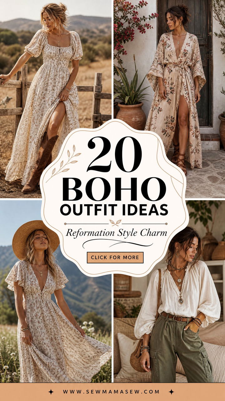 20 Boho Outfit Ideas Inspired by Reformation Style - 20 Boho Outfit Ideas Inspired by Reformation Style