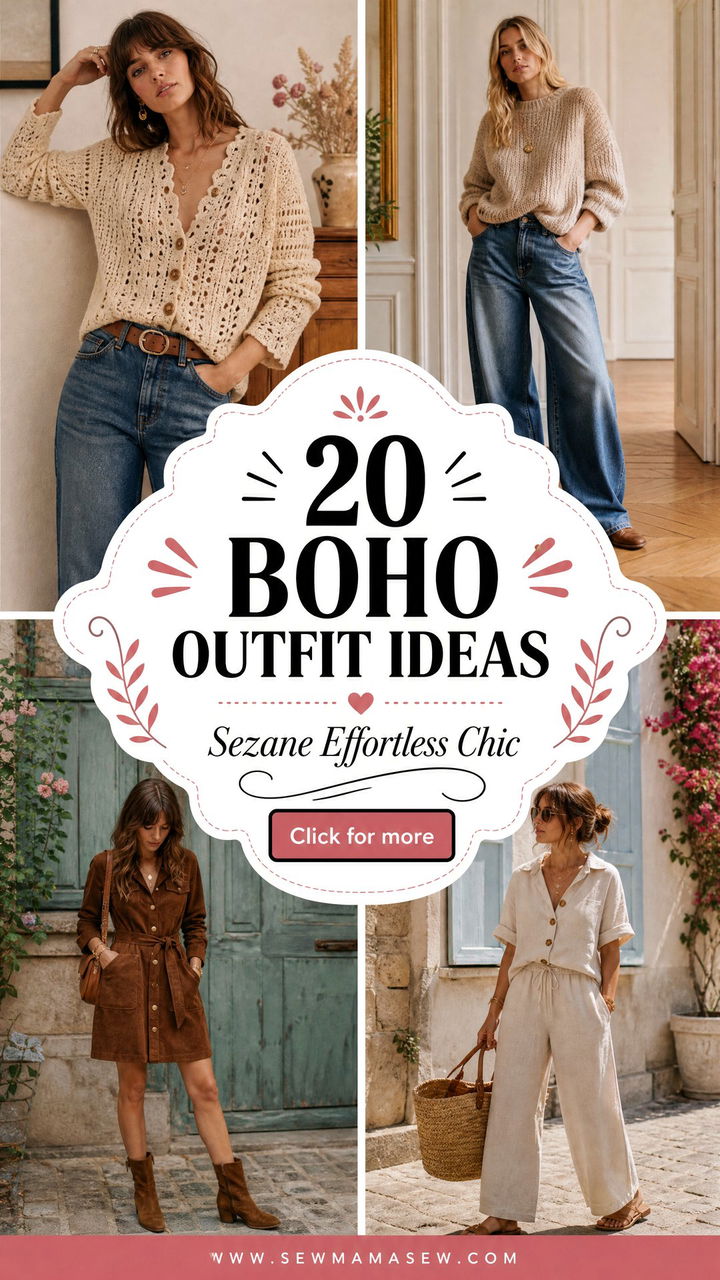20 Boho Outfit Ideas Sezane Style for Effortless Chic - 20 Boho Outfit Ideas Sezane Style for Effortless Chic