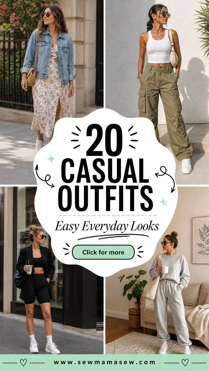 20 Casual Outfits for Effortless Everyday Style - 20 Casual Outfits for Effortless Everyday Style