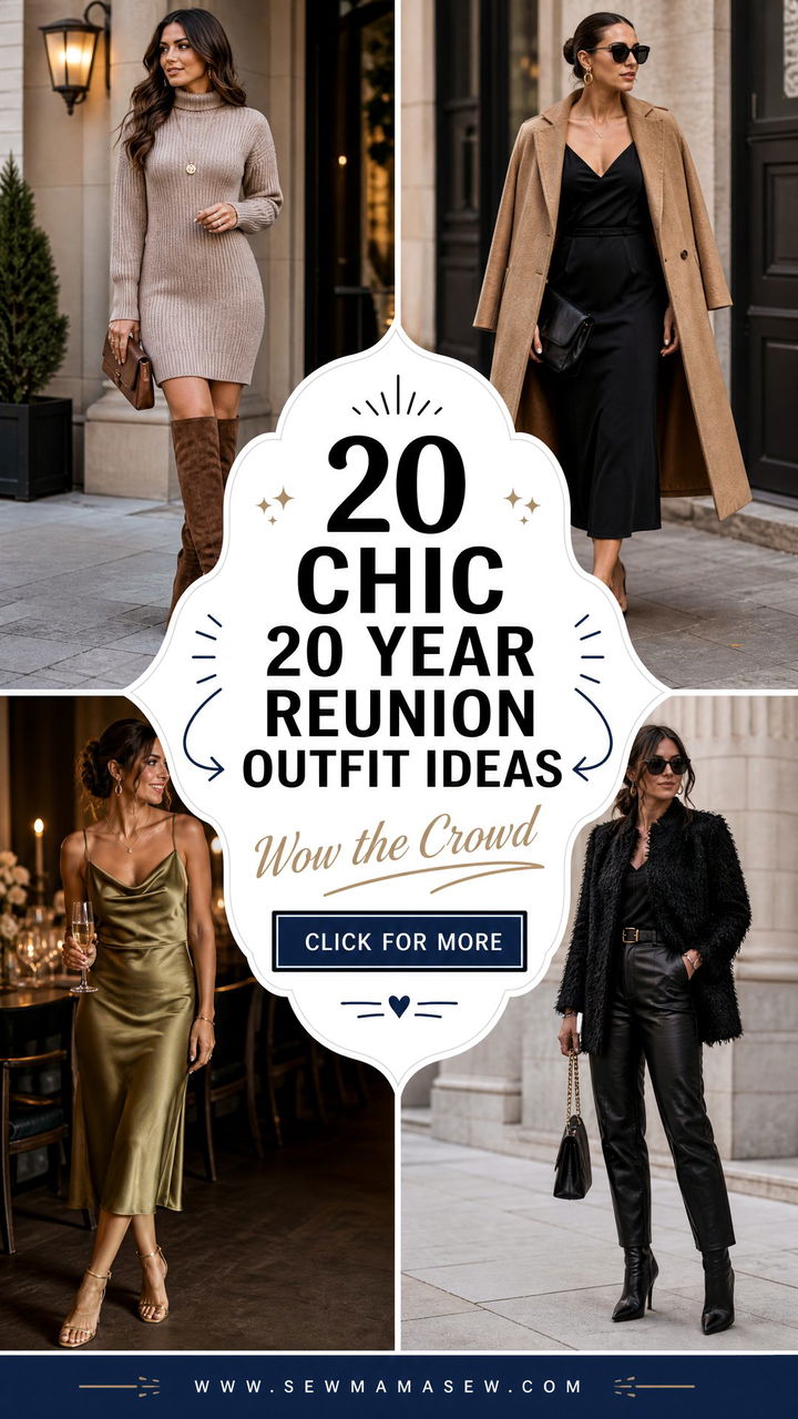 20 Chic 20 Year Reunion Outfit Ideas to Wow - 20 Chic 20 Year Reunion Outfit Ideas to Wow