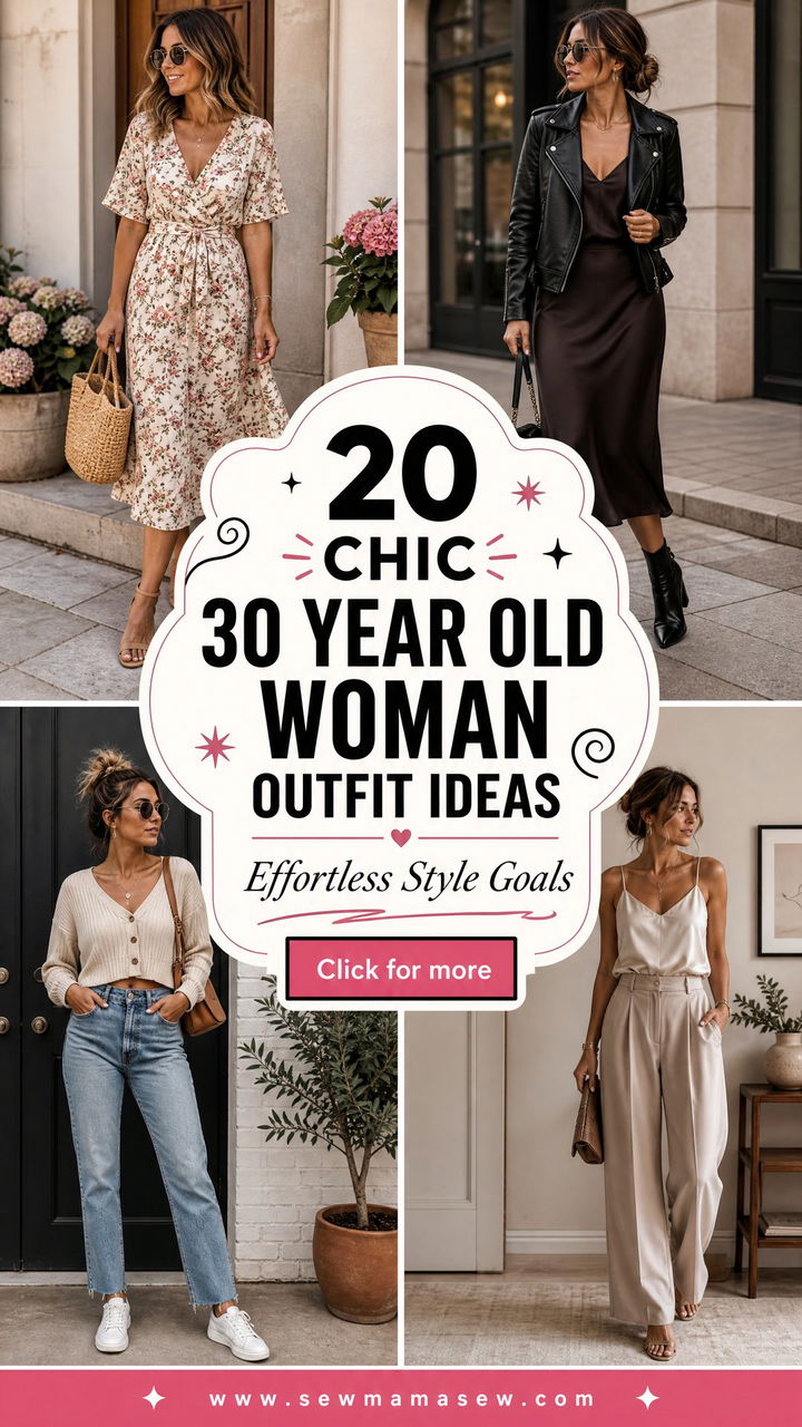 20 Chic 30 Year Old Woman Outfit Ideas to Try - 20 Chic 30 Year Old Woman Outfit Ideas to Try