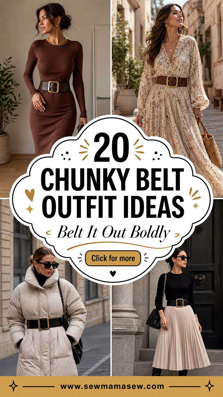 20 Chunky Belt Outfit Ideas to Try in 2026 - 20 Chunky Belt Outfit Ideas to Try in 2026