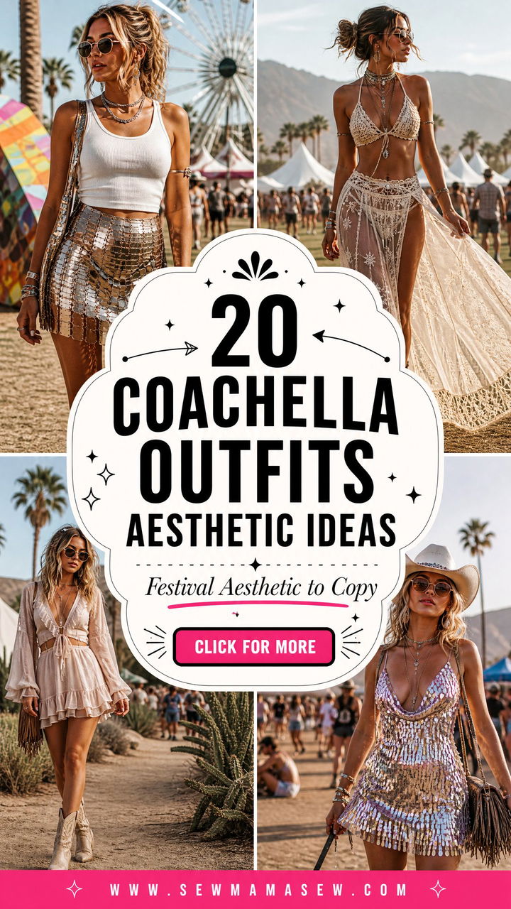 20 Coachella Outfits Aesthetic Ideas to Copy - 20 Coachella Outfits Aesthetic Ideas to Copy