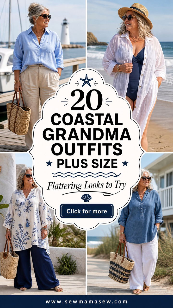 20 Coastal Grandma Outfits Plus Size Must-Try - 20 Coastal Grandma Outfits Plus Size Must-Try
