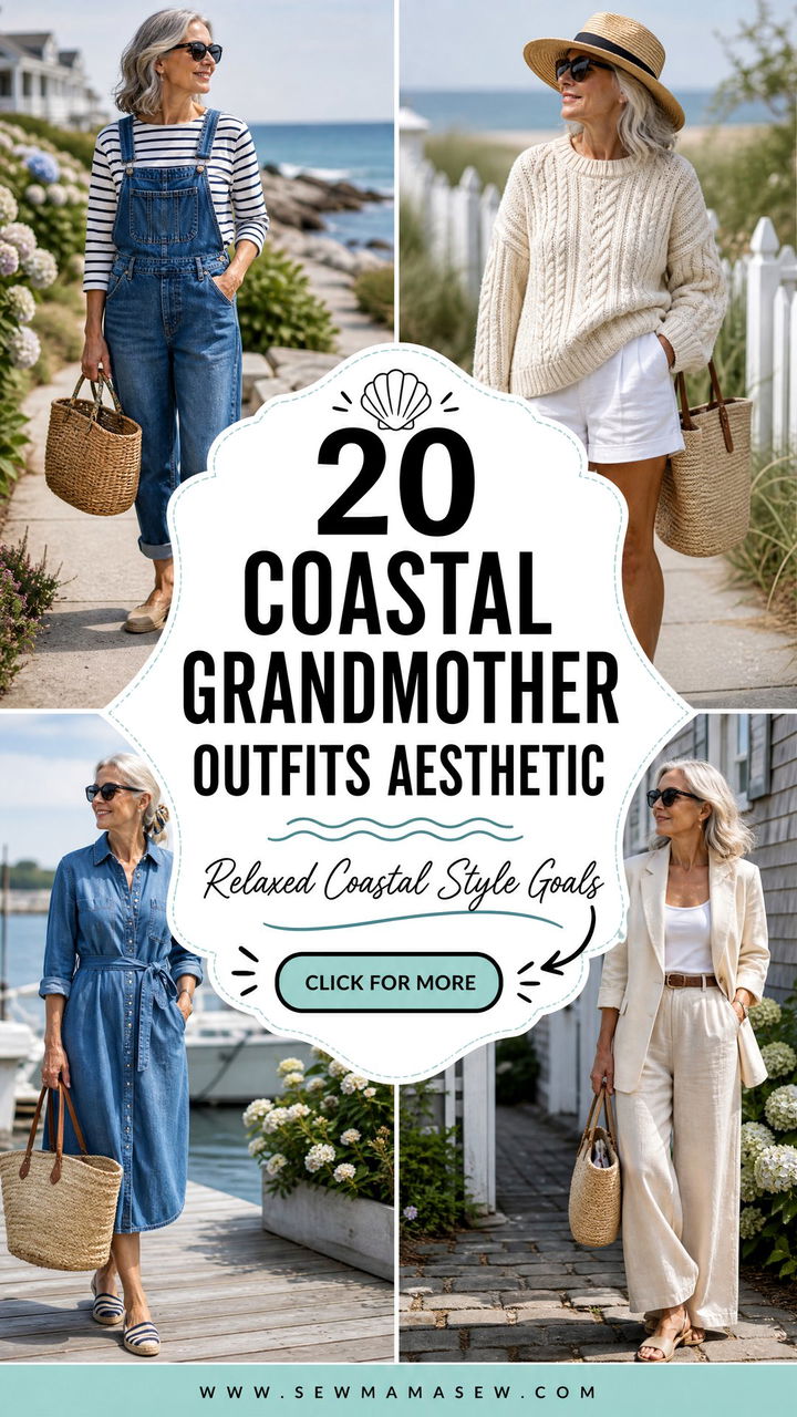 20 Coastal Grandmother Outfits Aesthetic Looks - 20 Coastal Grandmother Outfits Aesthetic Looks