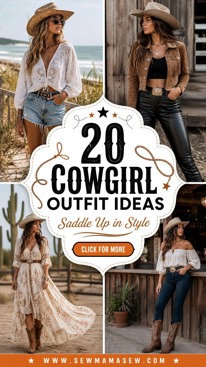 20 Cowgirl Outfit Ideas to Rock in 2026 - 20 Cowgirl Outfit Ideas to Rock in 2026