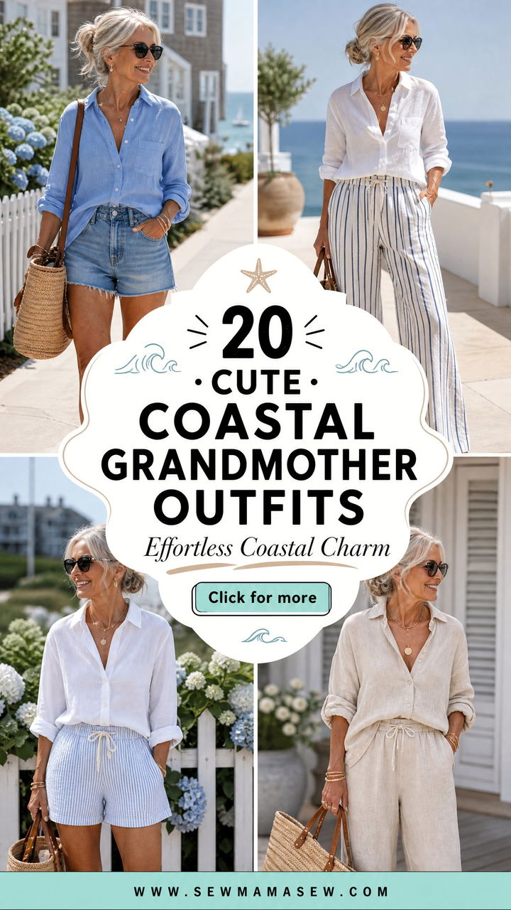 20 Cute Coastal Grandmother Outfits to Copy Now - 20 Cute Coastal Grandmother Outfits to Copy Now