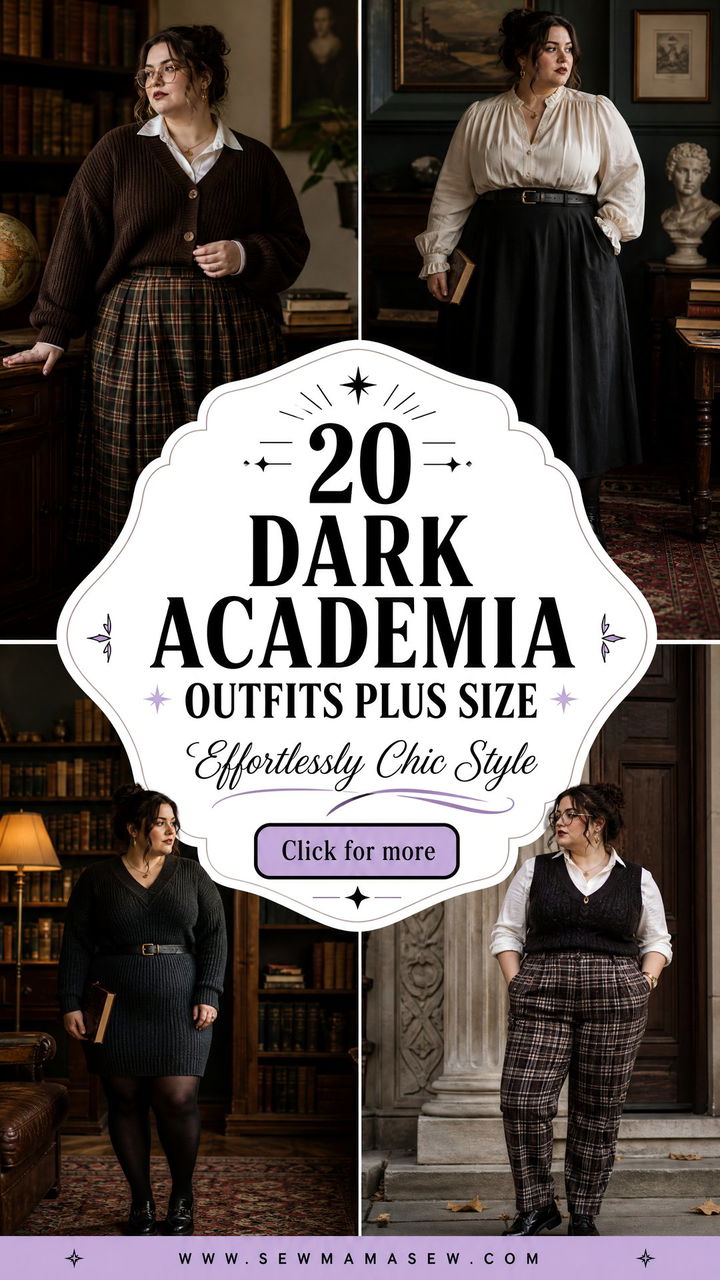 20 Dark Academia Outfits Plus Size for Chic Style - 20 Dark Academia Outfits Plus Size for Chic Style