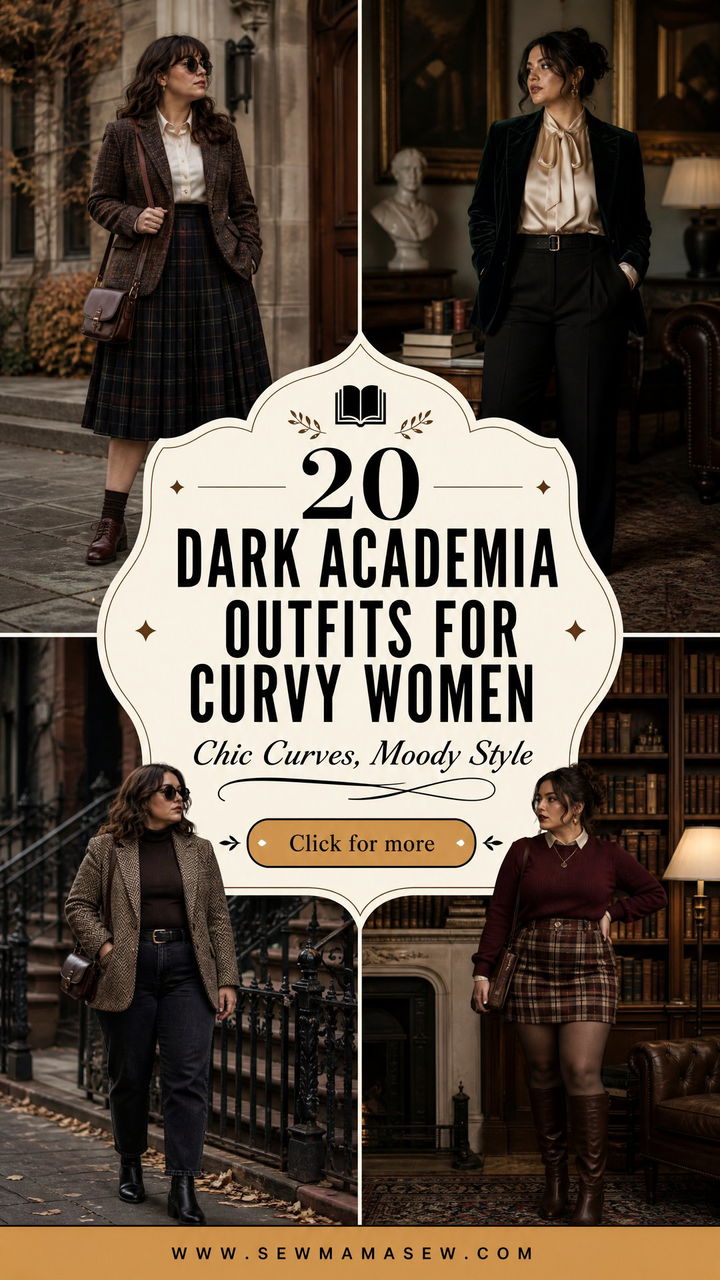 20 Dark Academia Outfits for Curvy Women to Try - 20 Dark Academia Outfits for Curvy Women to Try