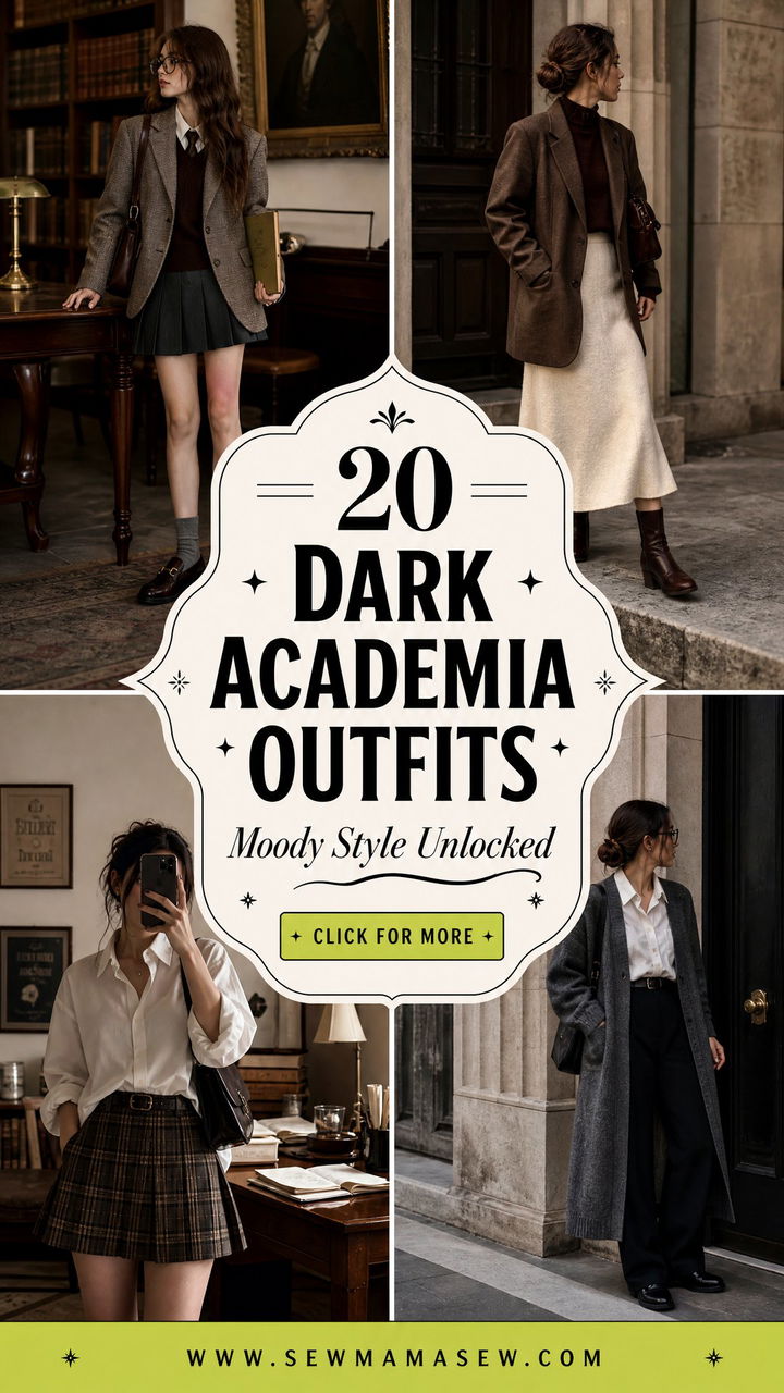20 Dark Academia Outfits to Copy for Moody Style - 20 Dark Academia Outfits to Copy for Moody Style