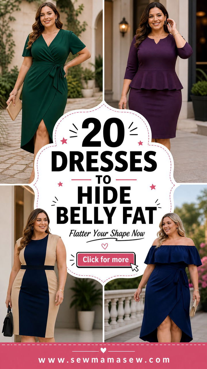 20 Dresses to Hide Belly Fat and Flatter Your Shape - 20 Dresses to Hide Belly Fat and Flatter Your Shape