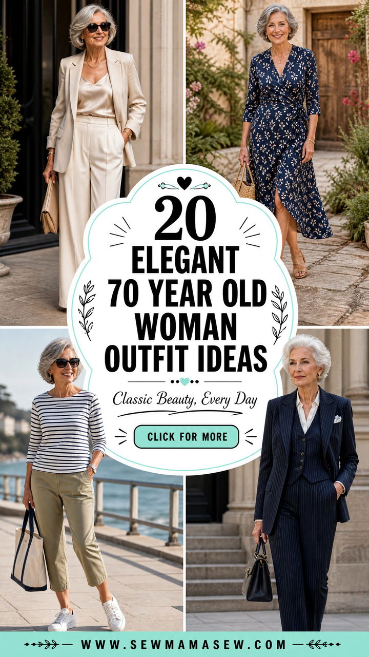 20 Elegant 70 Year Old Woman Outfit Ideas to Try - 20 Elegant 70 Year Old Woman Outfit Ideas to Try