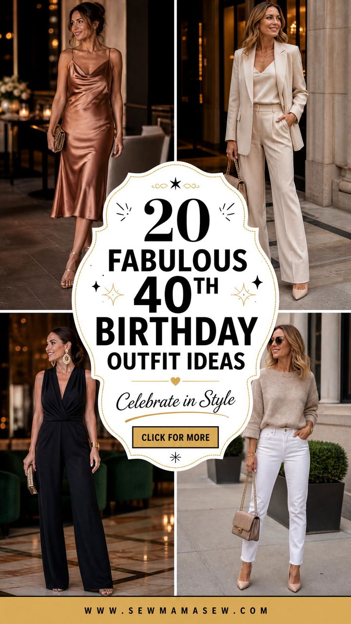 20 Fabulous 40th Birthday Outfit Ideas to Celebrate - 20 Fabulous 40th Birthday Outfit Ideas to Celebrate