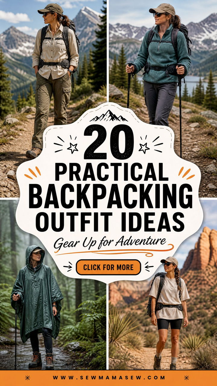 20 Practical Backpacking Outfit Ideas for Adventure - 20 Practical Backpacking Outfit Ideas for Adventure