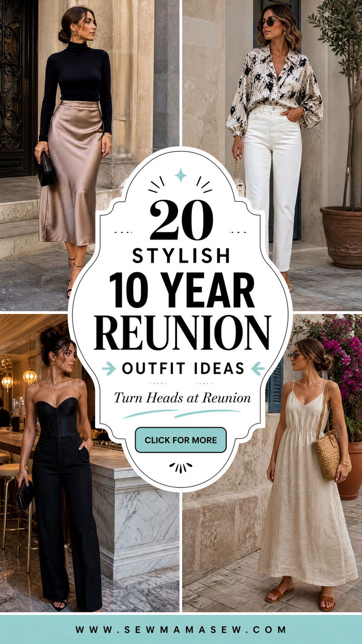 20 Stylish 10 Year Reunion Outfit Ideas to Try - 20 Stylish 10 Year Reunion Outfit Ideas to Try