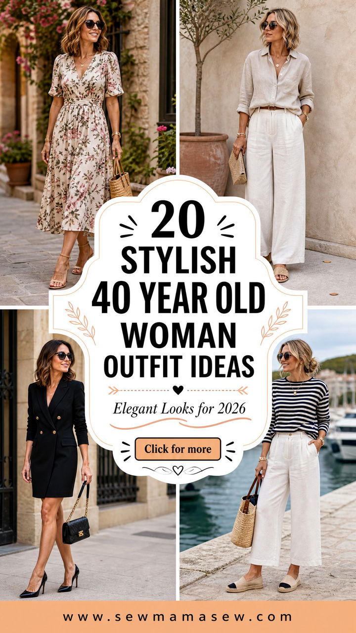 20 Stylish 40 Year Old Woman Outfit Ideas for 2026 - 20 Stylish 40 Year Old Woman Outfit Ideas for 2026
