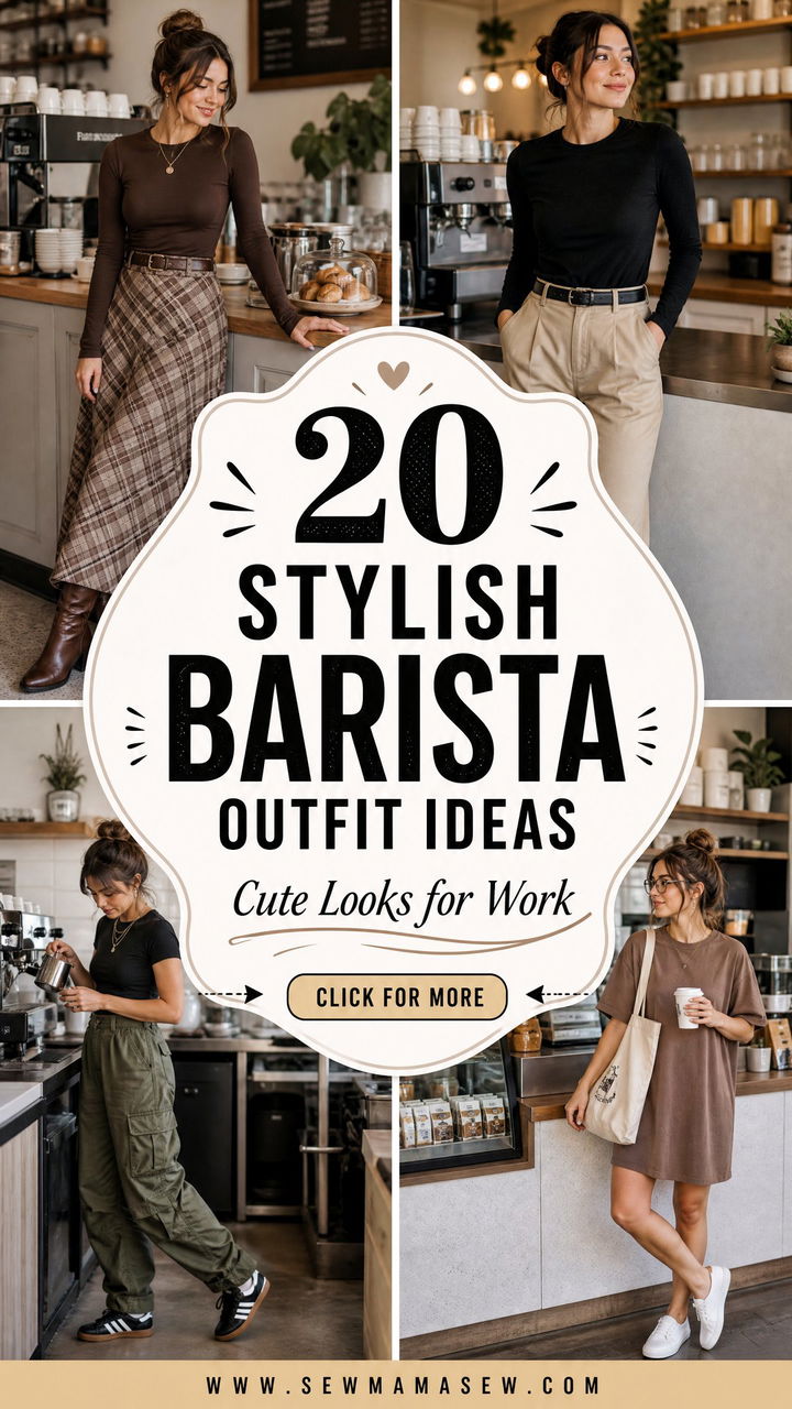 20 Stylish Barista Outfit Ideas for Work - 20 Stylish Barista Outfit Ideas for Work