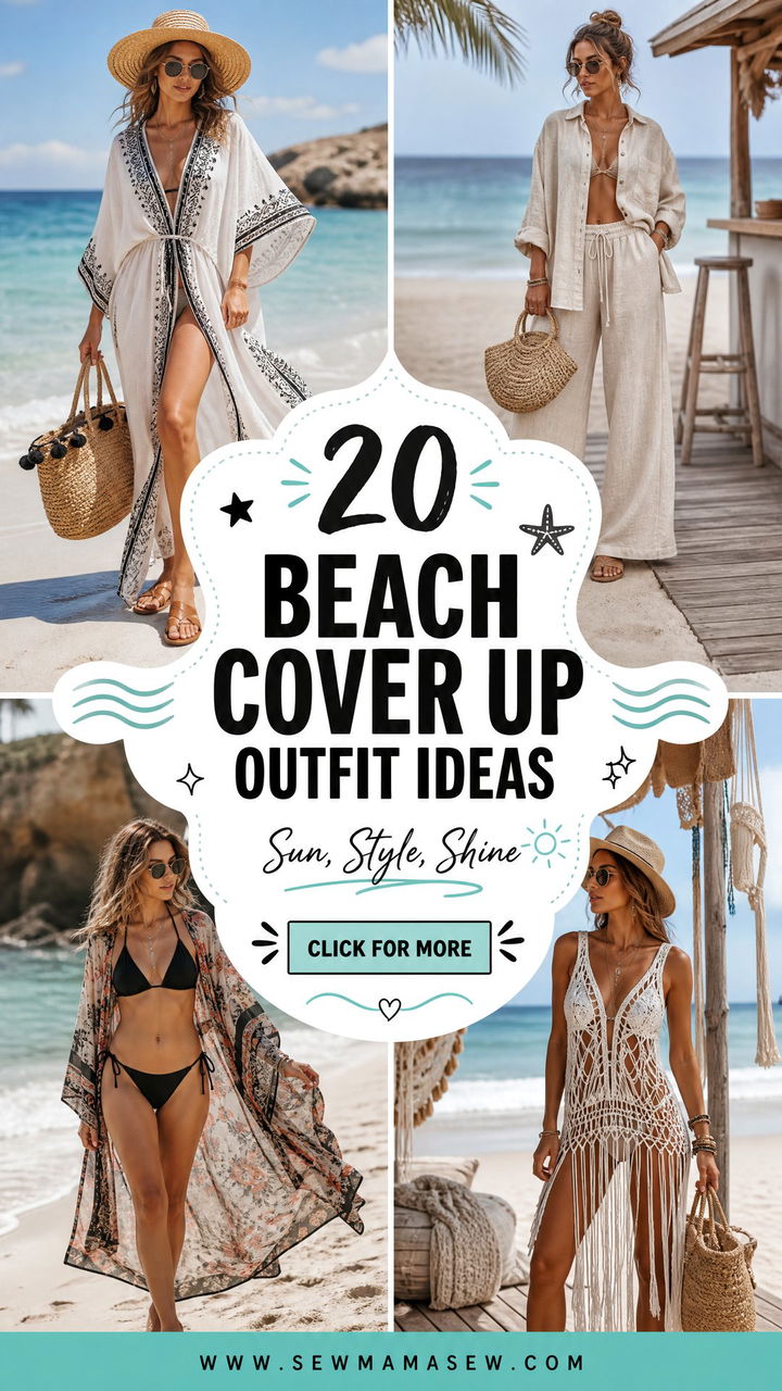 20 Stylish Beach Cover Up Outfit Ideas for 2026 - 20 Stylish Beach Cover Up Outfit Ideas for 2026