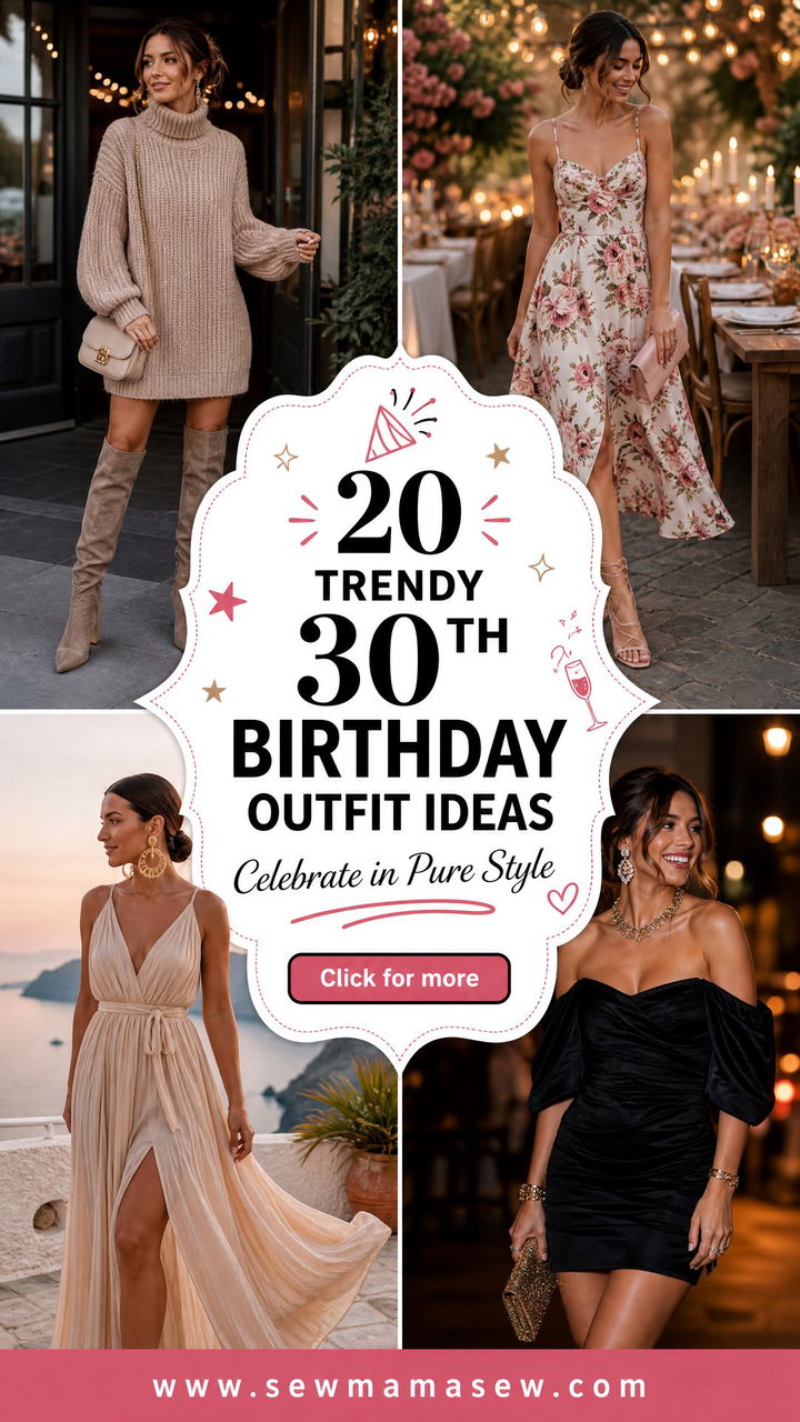 20 Trendy 30th Birthday Outfit Ideas to Celebrate in Style - 20 Trendy 30th Birthday Outfit Ideas to Celebrate in Style