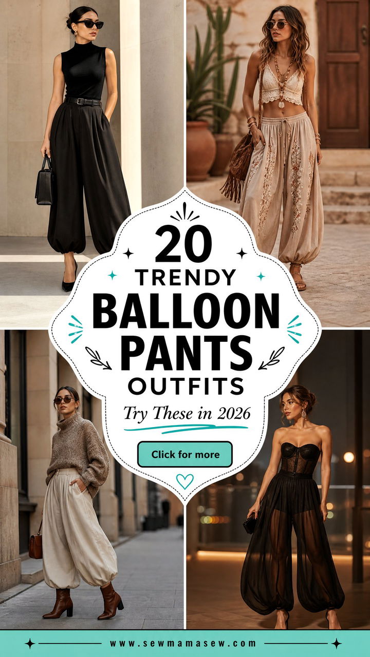 20 Trendy Balloon Pants Outfits to Try in 2026 - 20 Trendy Balloon Pants Outfits to Try in 2026