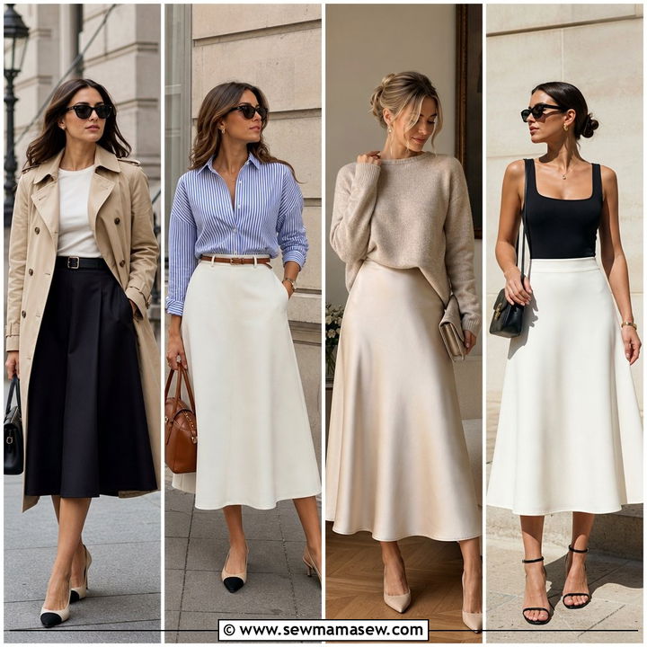 30 A Line Skirt Outfit Ideas for Every Occasion