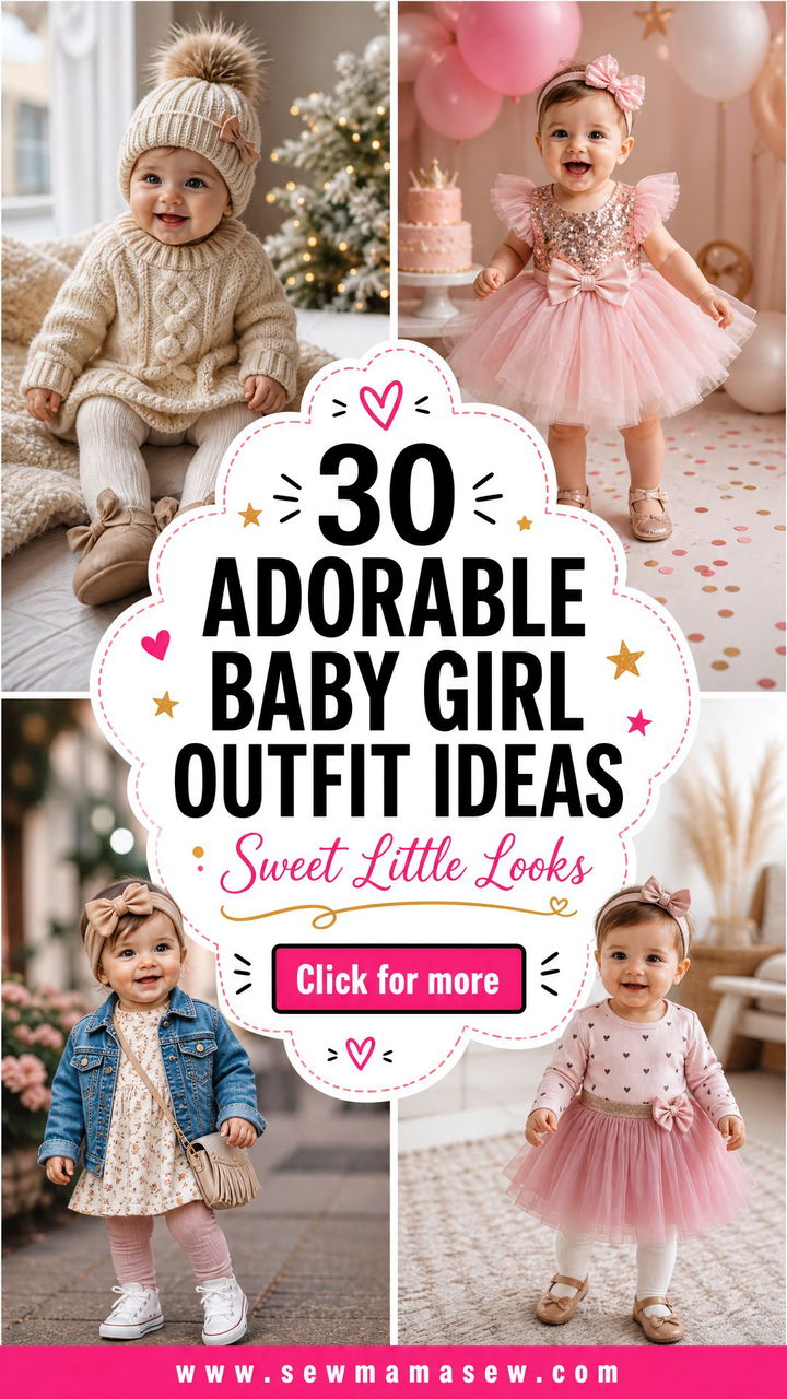30 Adorable Baby Girl Outfit Ideas to Love - 30 Adorable Baby Girl Outfit Ideas to Love