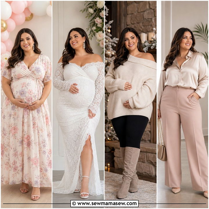 30 Adorable Plus Size Baby Shower Outfits to Wear