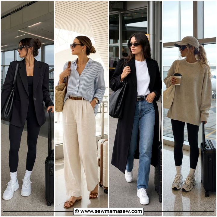30 Aesthetic Airport Outfit Ideas for Stylish Travel