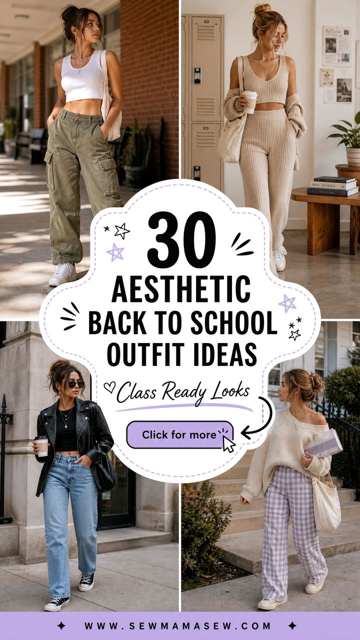 30 Aesthetic Back to School Outfit Ideas 2026 - 30 Aesthetic Back to School Outfit Ideas 2026