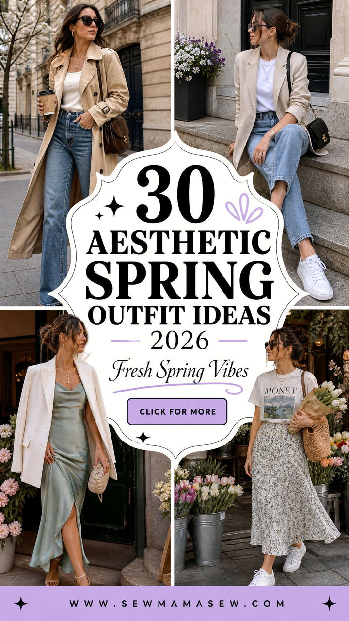 30 Aesthetic Spring Outfit Ideas 2026 to Try Now - 30 Aesthetic Spring Outfit Ideas 2026 to Try Now