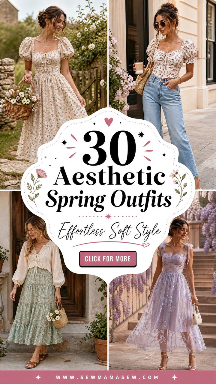 30 Aesthetic Spring Outfits for Effortless Style - 30 Aesthetic Spring Outfits for Effortless Style