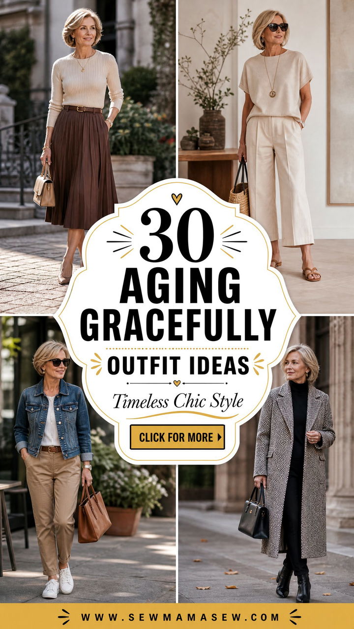 30 Aging Gracefully Outfit Ideas for Timeless Style - 30 Aging Gracefully Outfit Ideas for Timeless Style