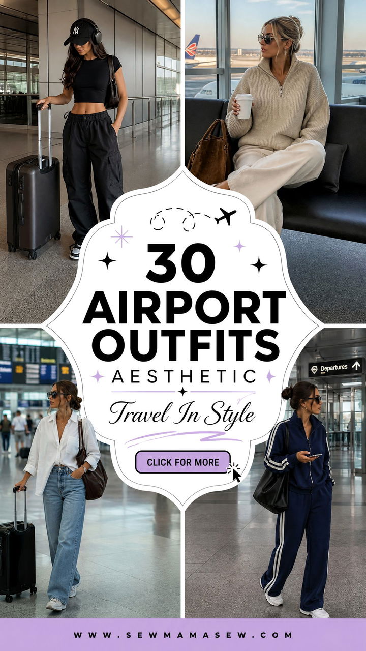 30 Airport Outfits Aesthetic Looks for Stylish Travel - 30 Airport Outfits Aesthetic Looks for Stylish Travel