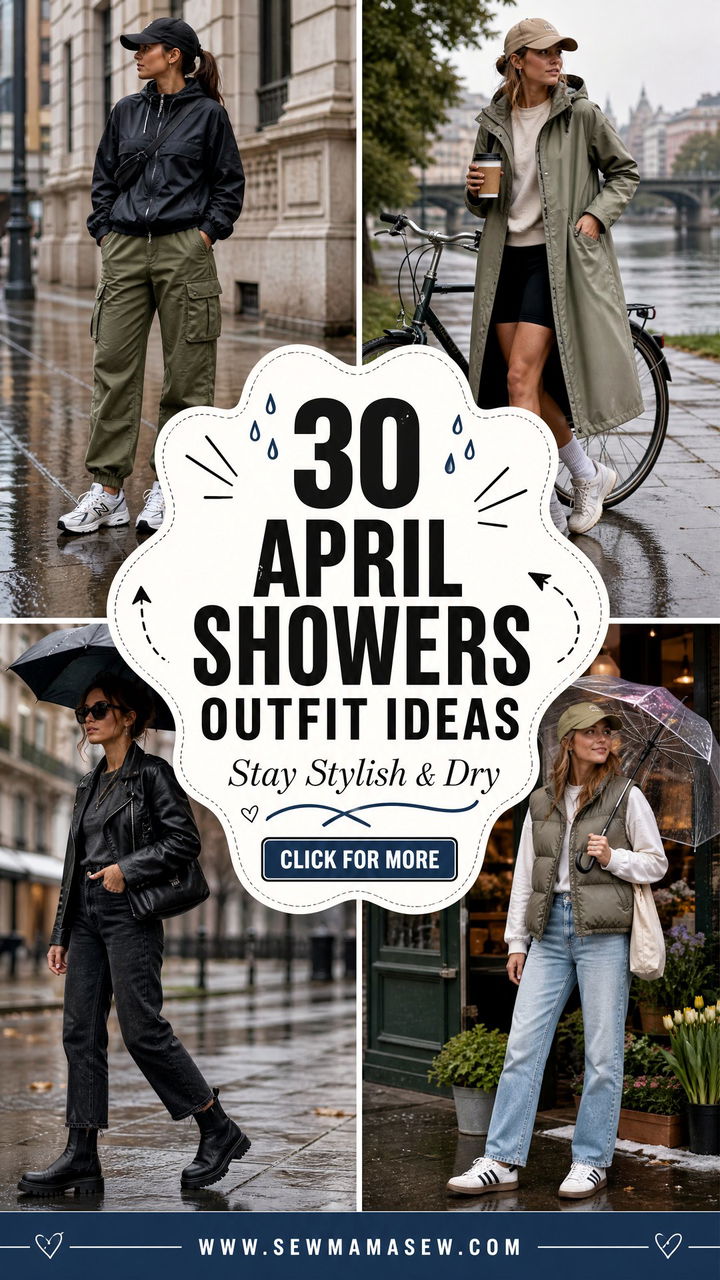30 April Showers Outfit Ideas to Stay Stylish and Dry - 30 April Showers Outfit Ideas to Stay Stylish & Dry