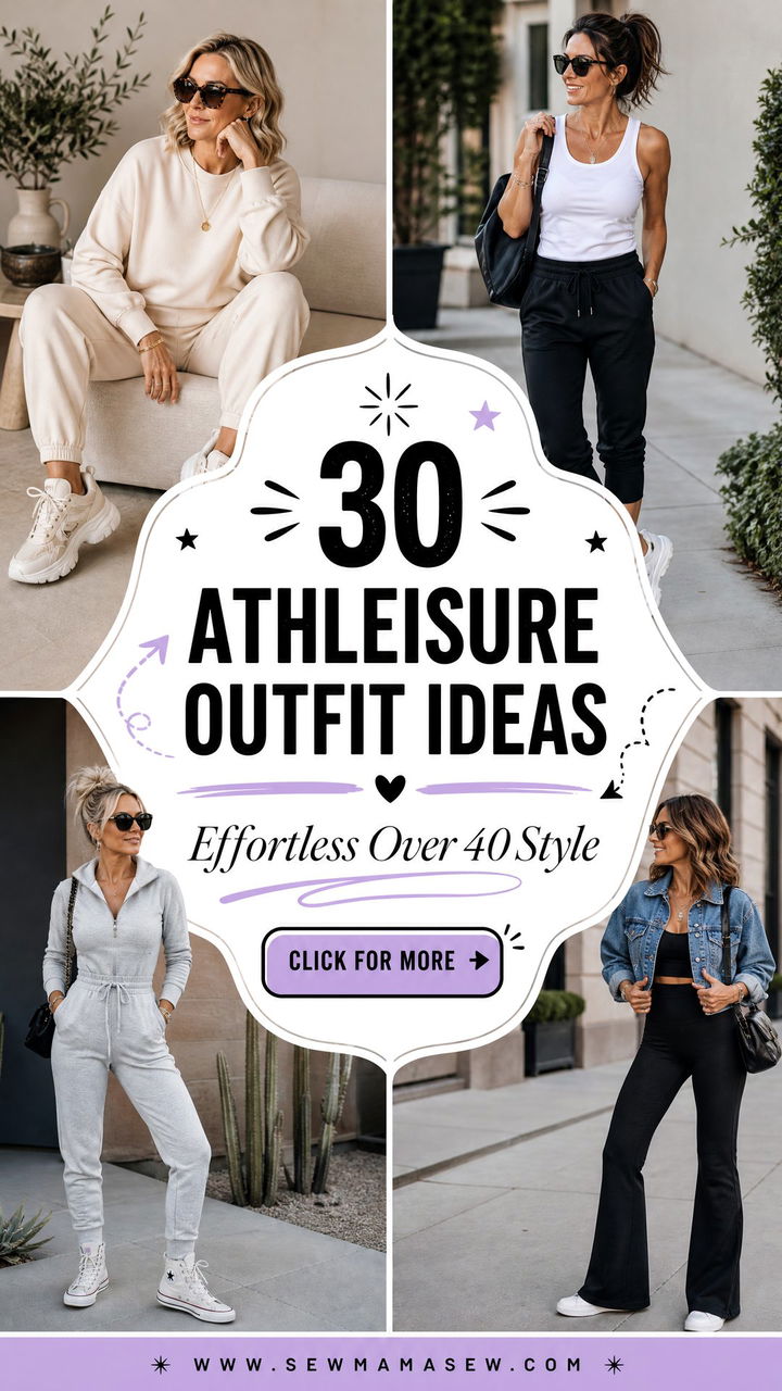 30 Athleisure Outfit Ideas for Women Over 40 - 30 Athleisure Outfit Ideas for Women Over 40