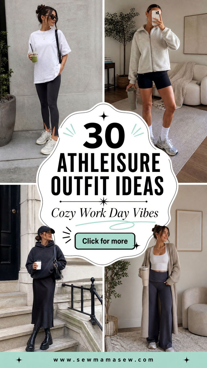 30 Athleisure Outfit Ideas for Work From Home Days - 30 Athleisure Outfit Ideas for Work From Home Days