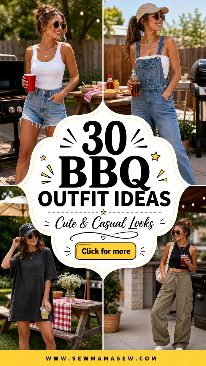 30 BBQ Outfit Ideas for Women Cute and Casual Looks - 30 BBQ Outfit Ideas for Women: Cute & Casual Looks