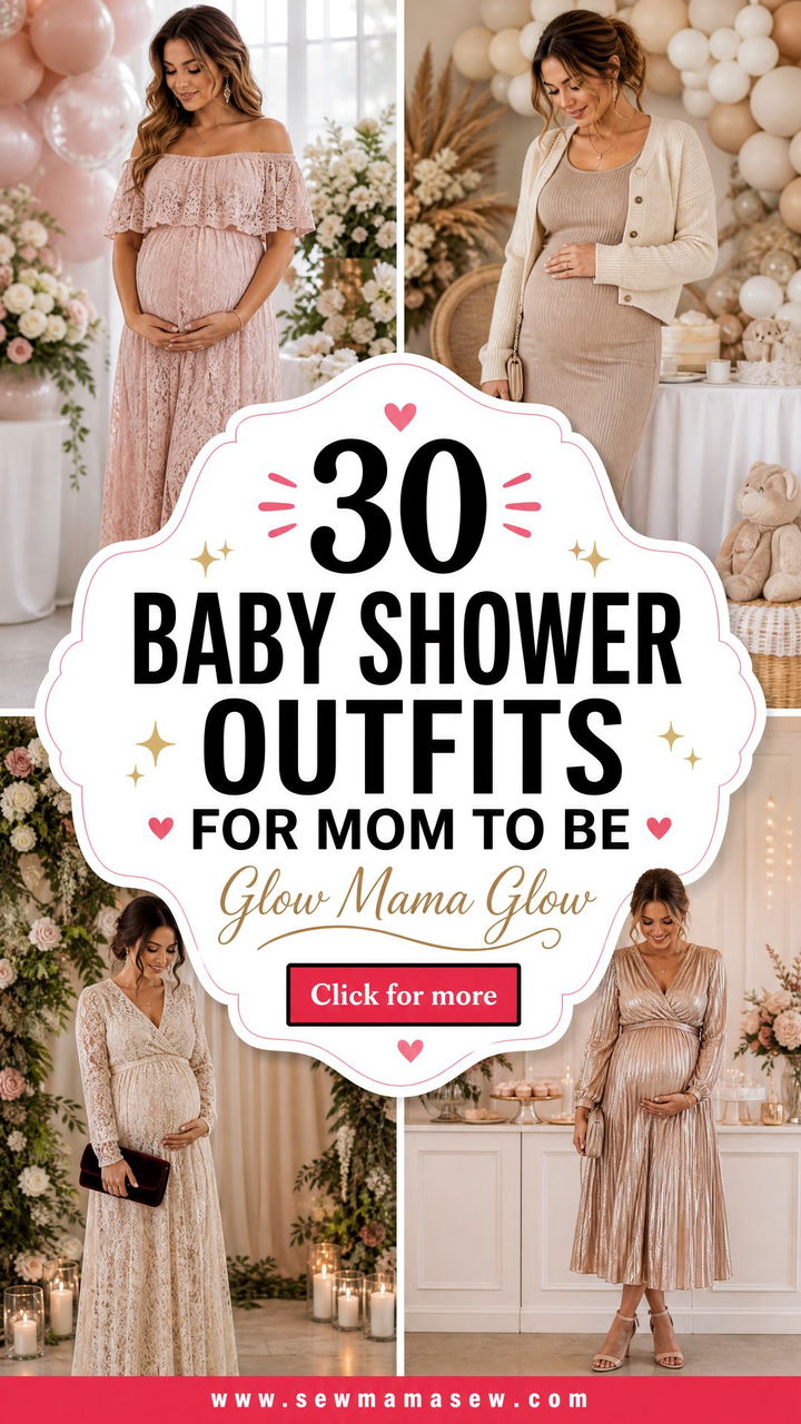 30 Baby Shower Outfits for Mom to Be to Glow In - 30 Baby Shower Outfits for Mom to Be to Glow In