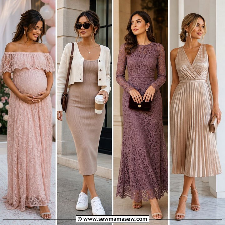 30 Baby Shower Outfits for Mom to Be to Glow In