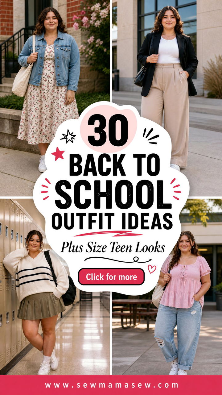 30 Back to School Outfit Ideas Plus Size Teens Love - 30 Back to School Outfit Ideas Plus Size Teens Love
