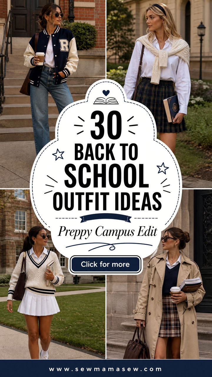 30 Back to School Outfit Ideas Preppy 2026 Trends - 30 Back to School Outfit Ideas Preppy 2026 Trends