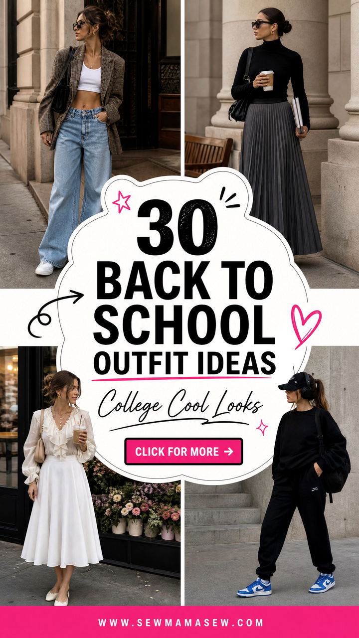30 Back to School Outfit Ideas for College 2026 - 30 Back to School Outfit Ideas for College 2026