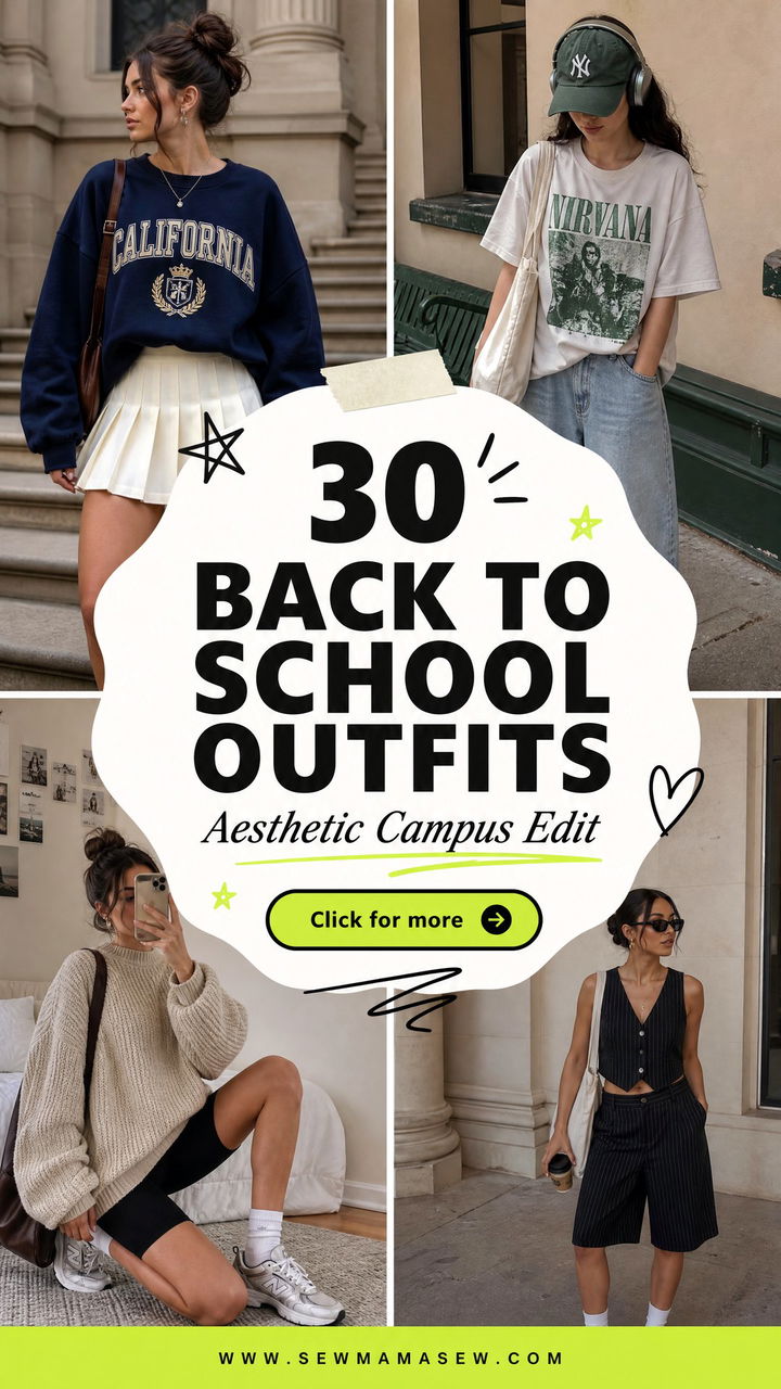 30 Back to School Outfits Aesthetic Looks for 2026 - 30 Back to School Outfits Aesthetic Looks for 2026