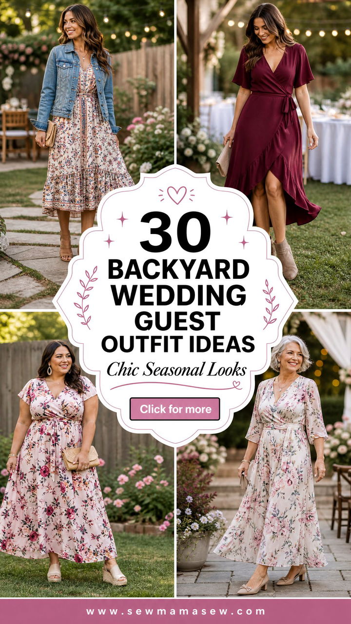 30 Backyard Wedding Guest Outfit Ideas for Every Season - 30 Backyard Wedding Guest Outfit Ideas for Every Season