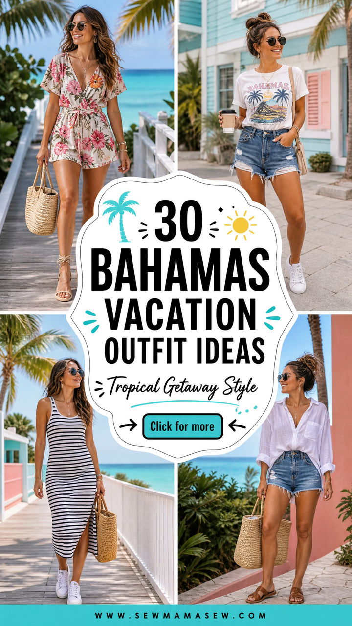 30 Bahamas Vacation Outfit Ideas for a Tropical Getaway - 30 Bahamas Vacation Outfit Ideas for a Tropical Getaway